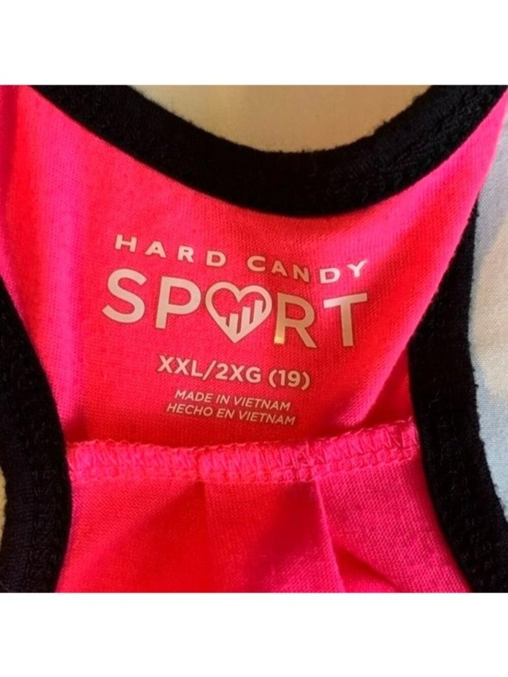 Hard Candy Sport Pink Racerback Tank Top I Got This Graphic XXL/2XG Polyester Wo - Picture 2 of 6